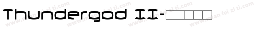Thundergod II字体转换